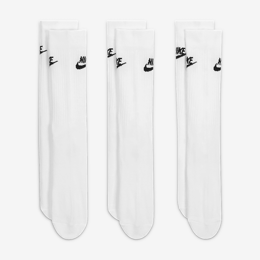 Nike Sportswear Everyday Essential Crew Socks 3 Pairs