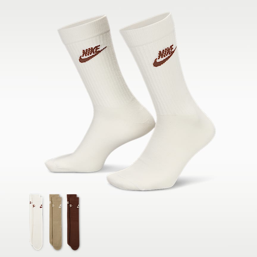 Nike Sportswear Everyday Essential Crew Socks 3-Pack Multi-Color