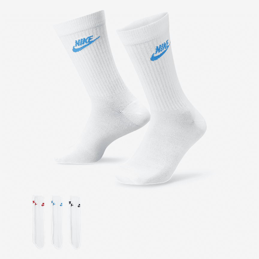 Nike Sportswear Everyday Essential Crew Socks 3-Pack