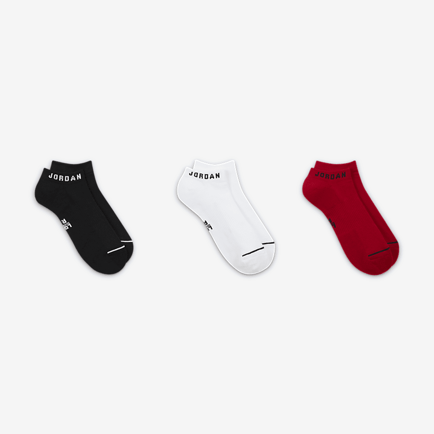 Jordan Everyday No-Show Dri-Fit Kojinės (3 Poros)