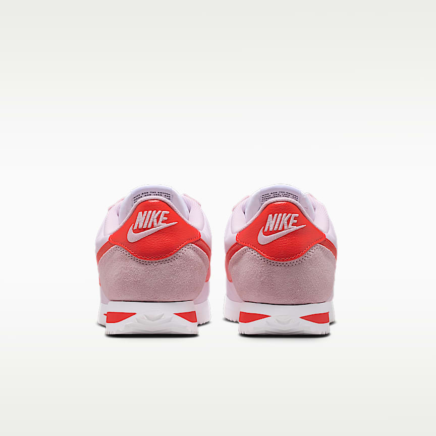 Nike Cortez Textile Pink Foam/ Lt Crimson-White-Safety Orange