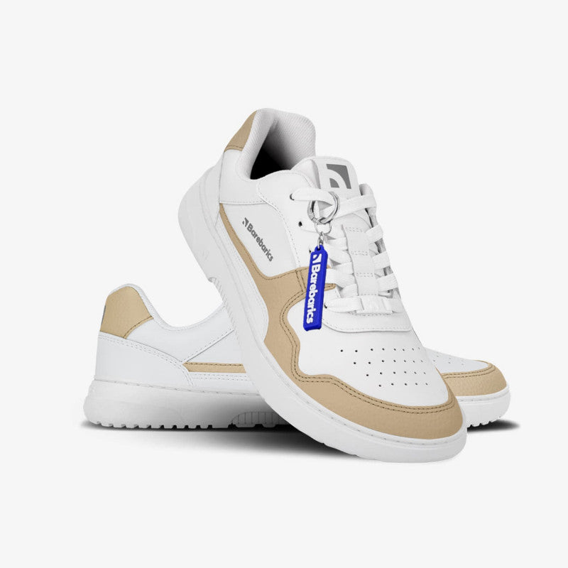 Barebarics Zing White & Cream Leather