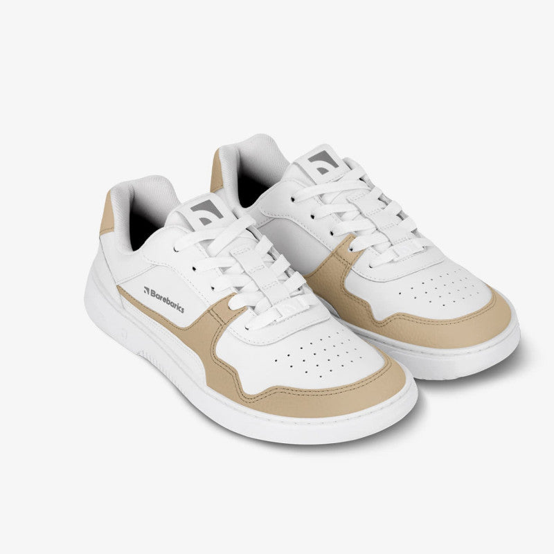 Barebarics Zing White & Cream Leather