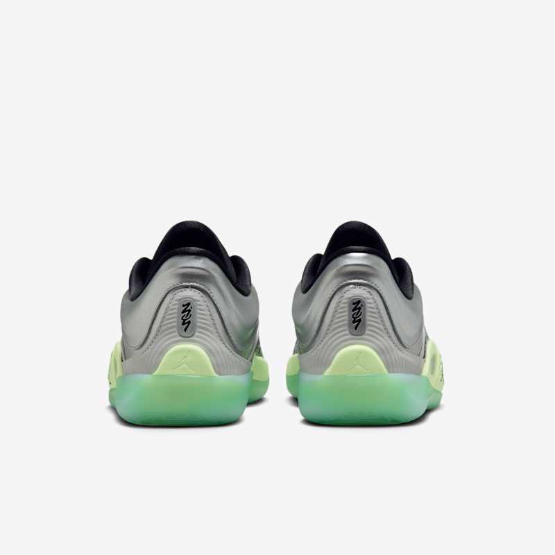 Jordan Zion 4 Grey Fog/Black-Metallic Silver