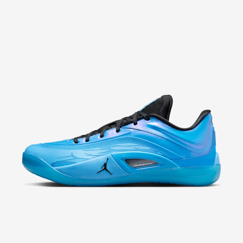 Jordan Zion 4 „Iridescence” Light Photo Blue/Czerń/Blue Gaze/Coast