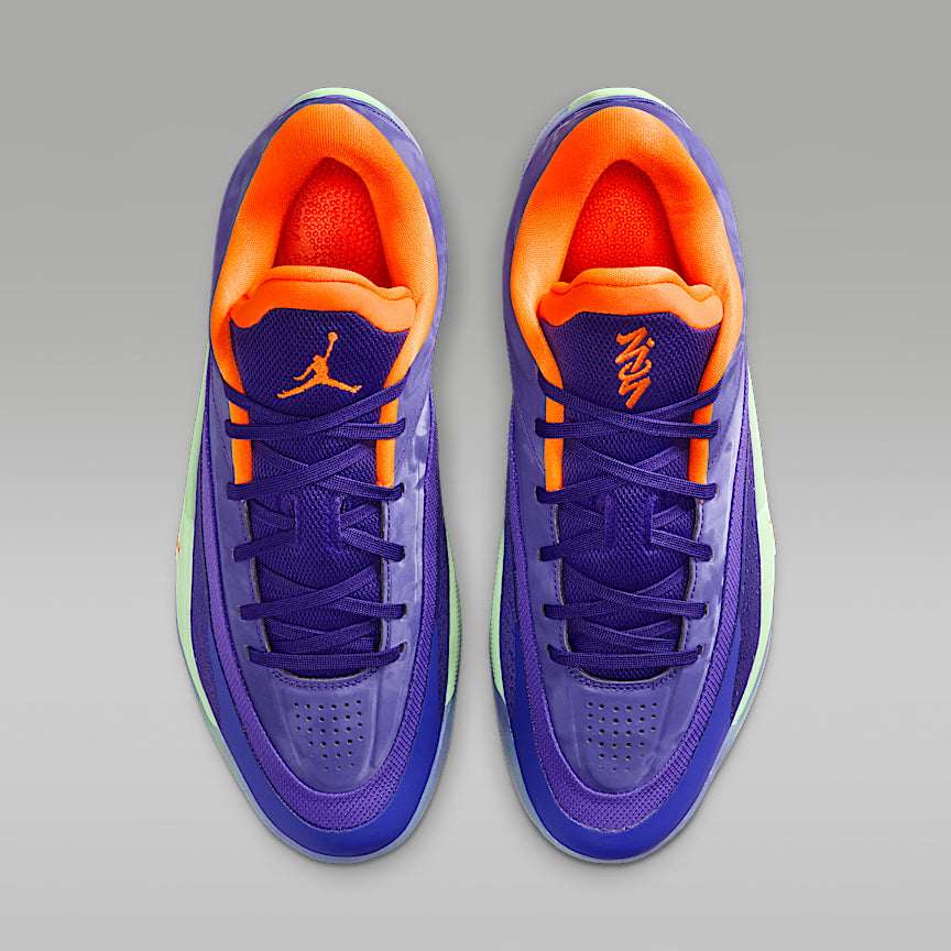 Jordan Zion 4 Court Purple/Psychic Purple/Vapor Green/Total Orange