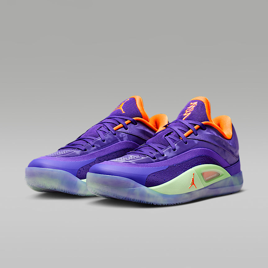 Jordan Zion 4 Court Purple/Psychic Purple/Vapor Green/Total Orange