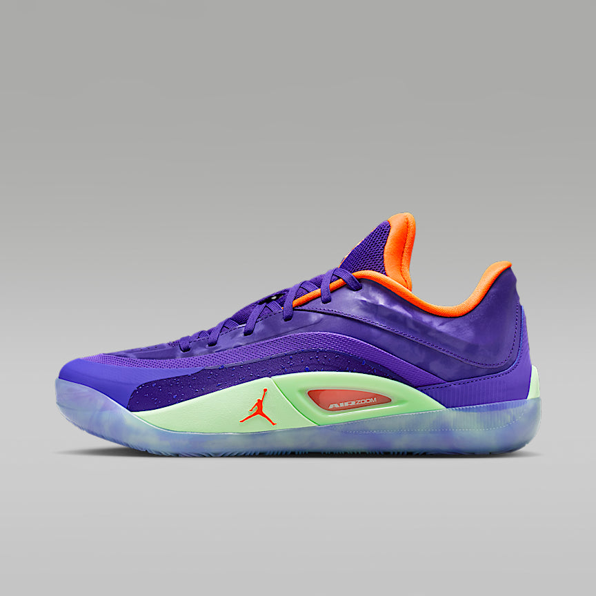 Jordan Zion 4 Court Purple/Psychic Purple/Vapor Green/Total Orange