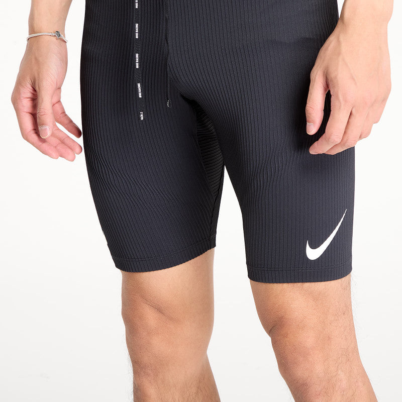 Nike AeroSwift Men's Dri-FIT ADV Running 1/2-Length Tights Black/ Summit White