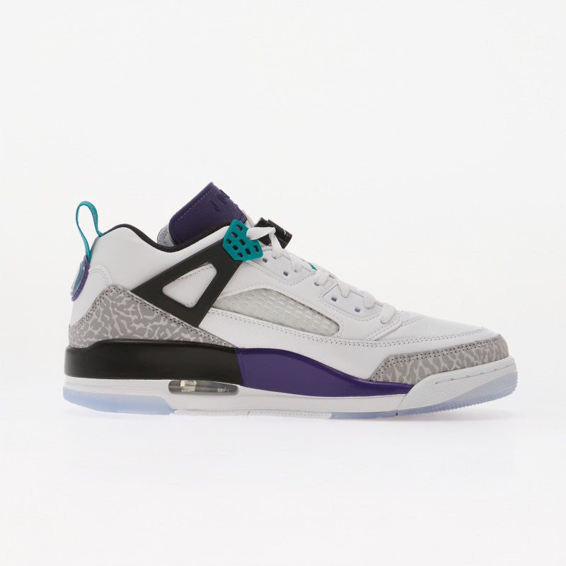 Jordan Spizike Low White/ Rio Teal-Court Purple