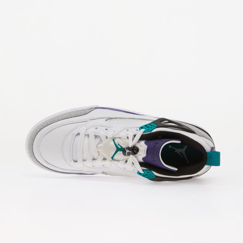 Jordan Spizike Low White/ Rio Teal-Court Purple