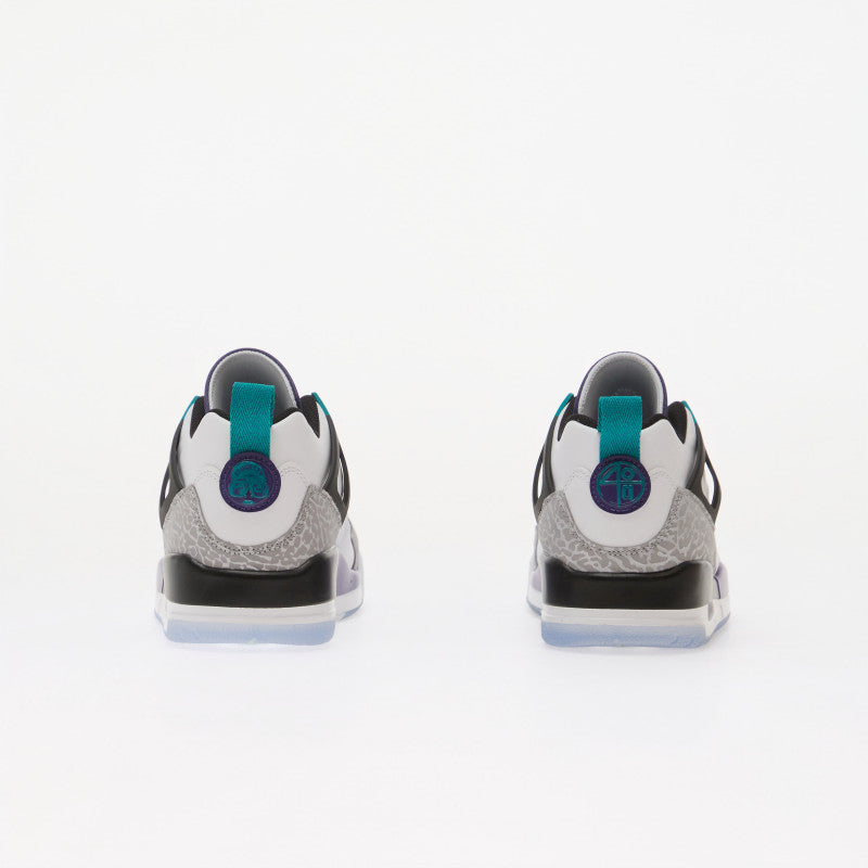 Jordan Spizike Low White/ Rio Teal-Court Purple