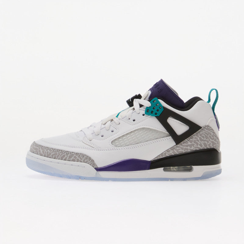Jordan Spizike Low White/ Rio Teal-Court Purple