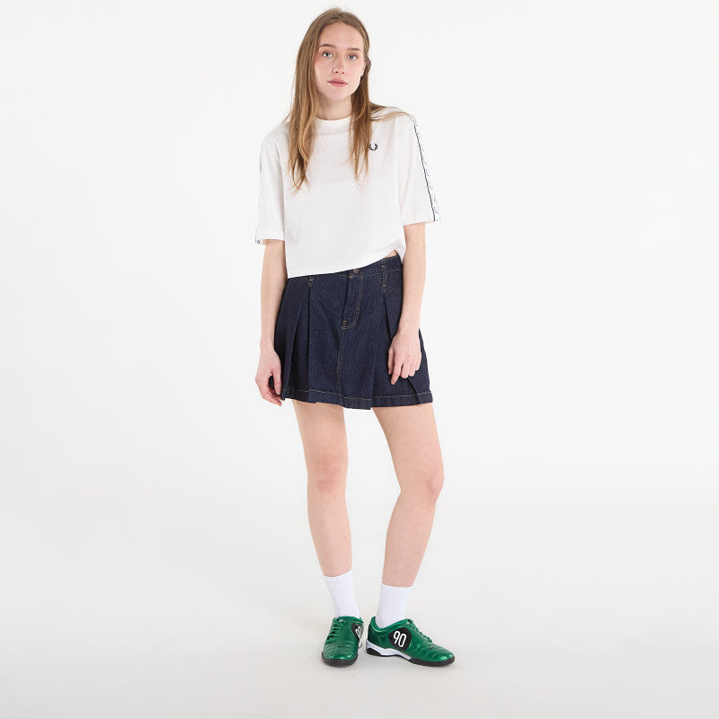 FRED PERRY Taped T-Shirt Snow White