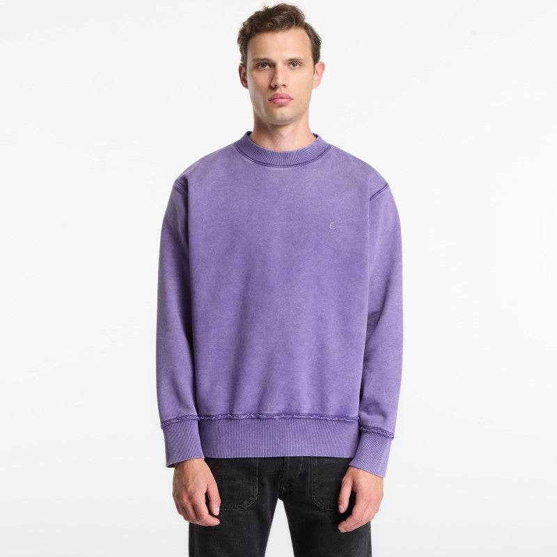 Études Studio National Crew Accent Sweatshirt Purple