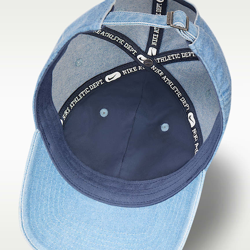 Nike Club Unstructured Denim Cap Aegean Storm/ Thunder Blue/ White