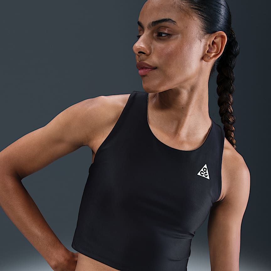 Nike ACG "Tree Frog" Women's Dri-FIT ADV Reversible Tank-Top Black/ Mink Brown/ Summit White