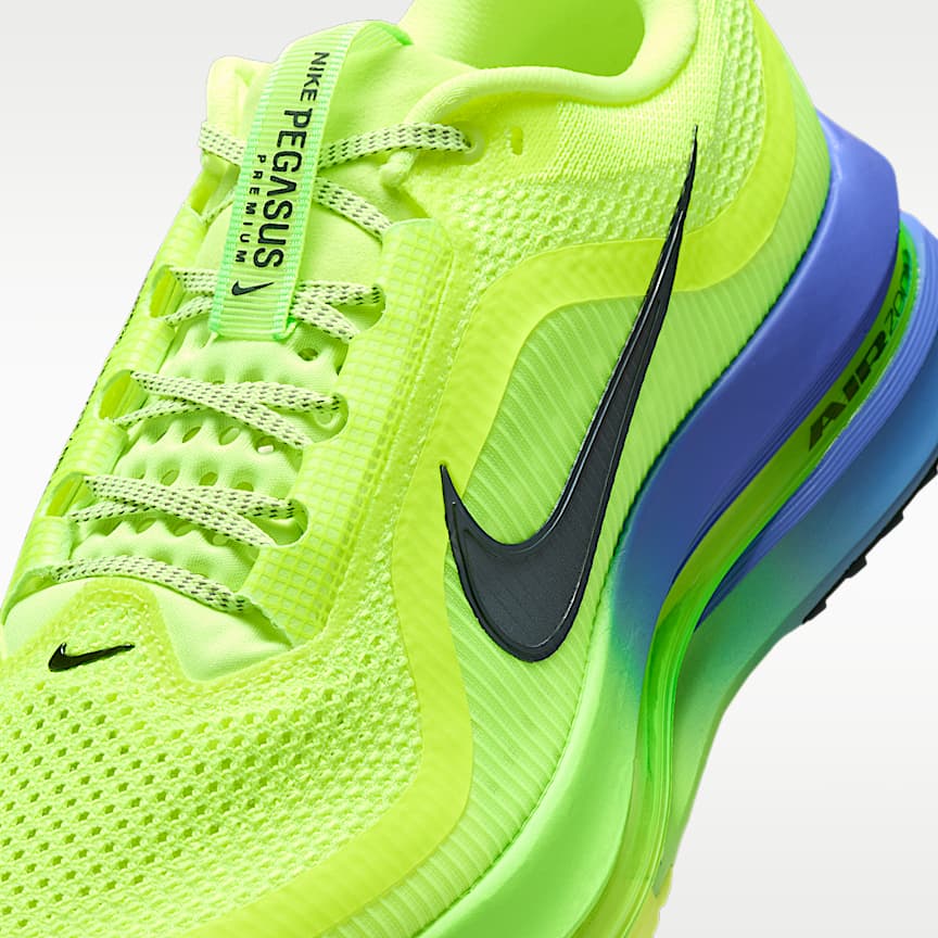 Nike Pegasus Premium Volt Ice/ Black Spruce-Lime Blast