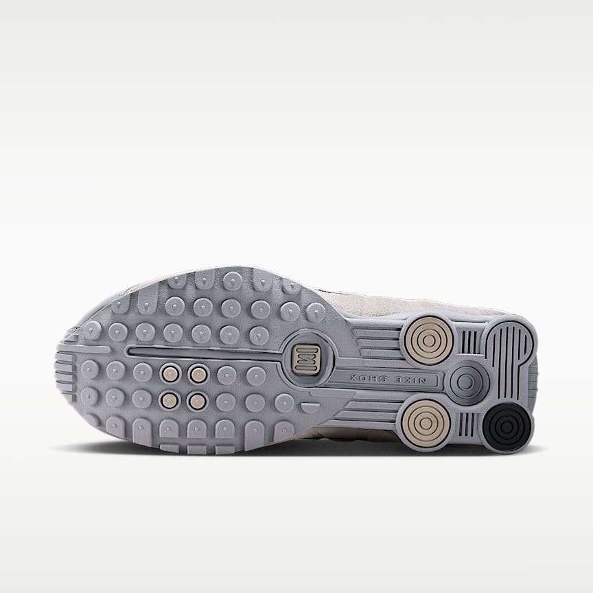 Nike Wmns Shox R4 Cement Grey/ Black-College Grey-Mtlc Silver