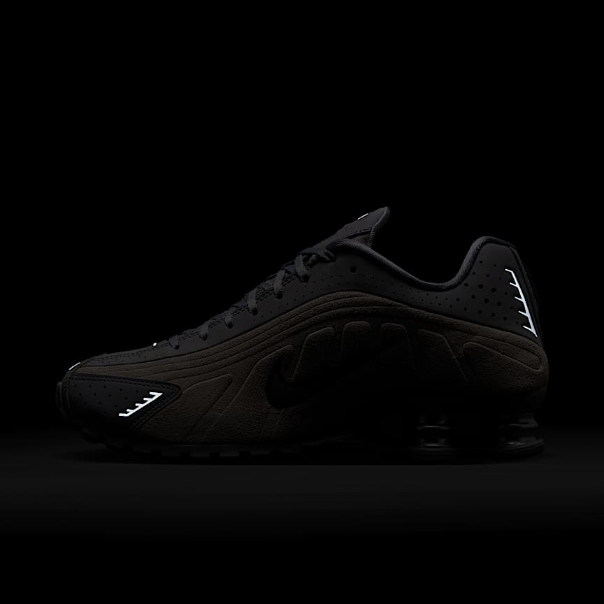 Nike Wmns Shox R4 Cement Grey/ Black-College Grey-Mtlc Silver