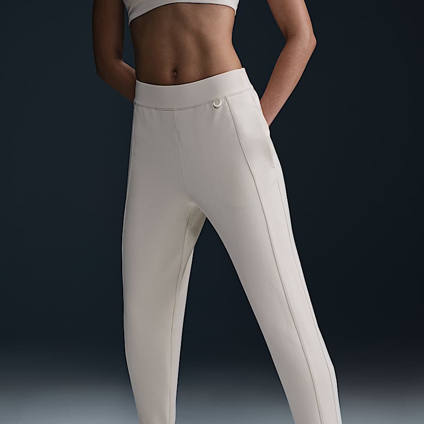 Nike 24.7 ImpossiblySoft Women's Dri-FIT Mid-Rise Joggers Lt Orewood Brn/ Lt Iron Ore