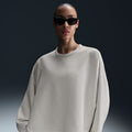 Nike 24.7 ImpossiblySoft Women's Dri-FIT Oversized Crew-Neck Top Lt Orewood Brn/ Lt Iron Ore