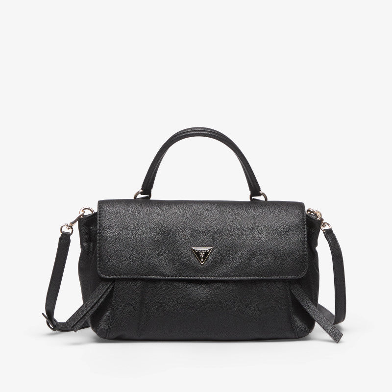 GUESS Devon Top Handle Flap Black