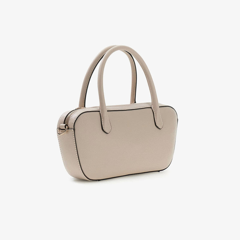 GUESS Davina Small Satchel Light Taupe