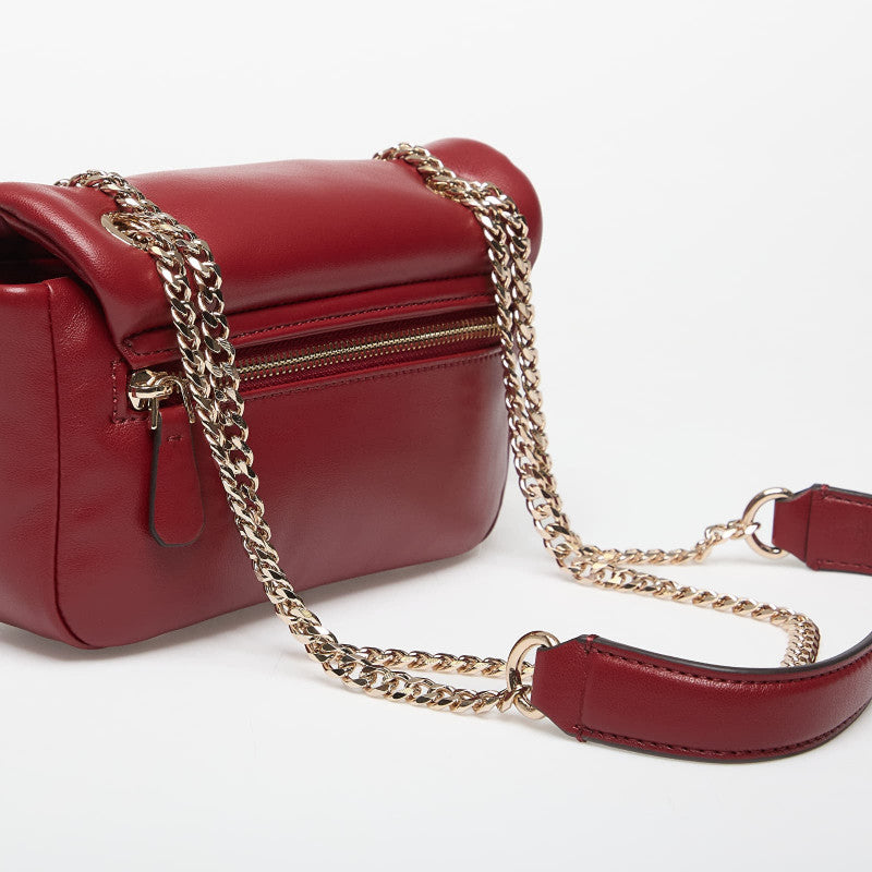 GUESS Sunetra Mini Convertible Crossbody Flap Red