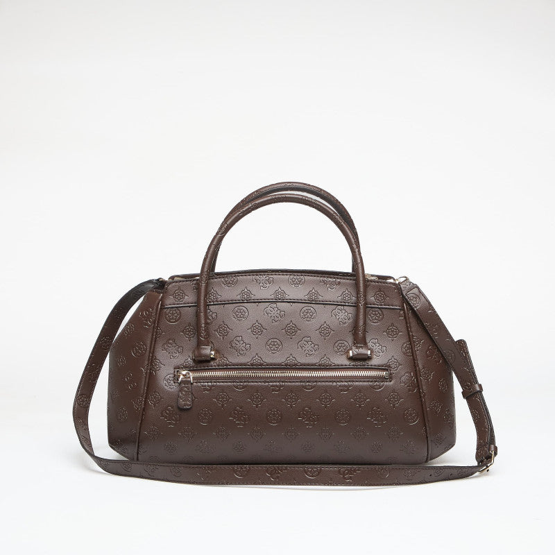Guess Diana 3 Comp Satchel Brown