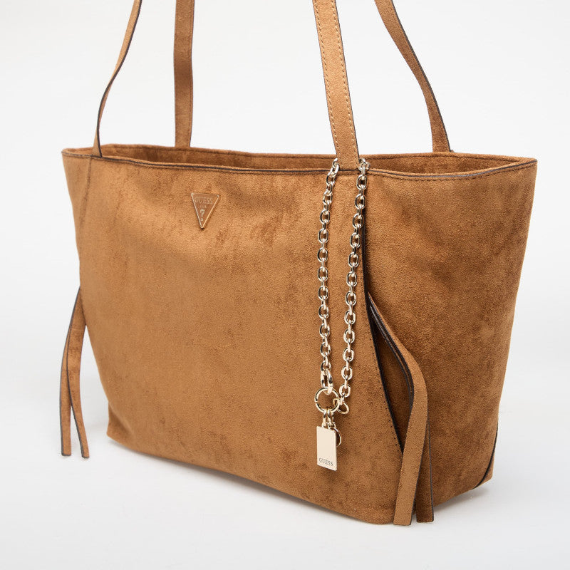 Guess Devon 3 Comp Tote Brown