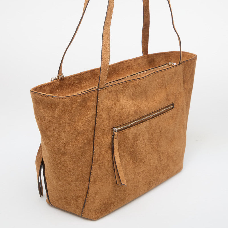 Guess Devon 3 Comp Tote Brown