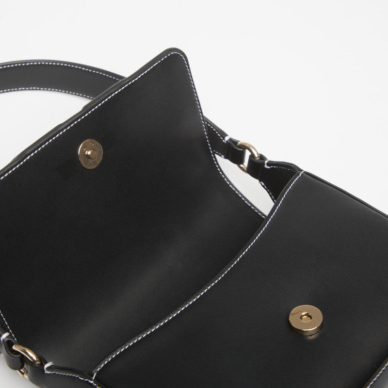 GUESS Ruby Flap Shoulder Bag Black