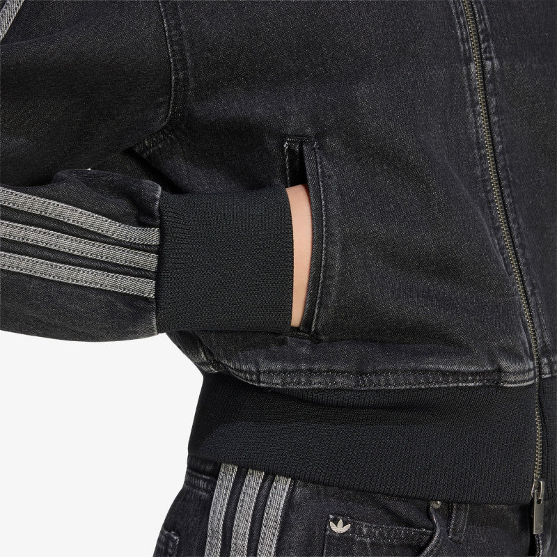 adidas Firebird Denim Tracktop True Black Denim
