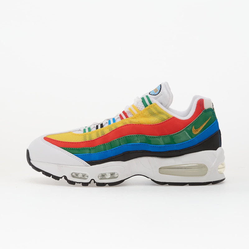 Nike Air Max 95 Big Bubble Prm White/ Metallic Gold-Chile Red-Photo Blue