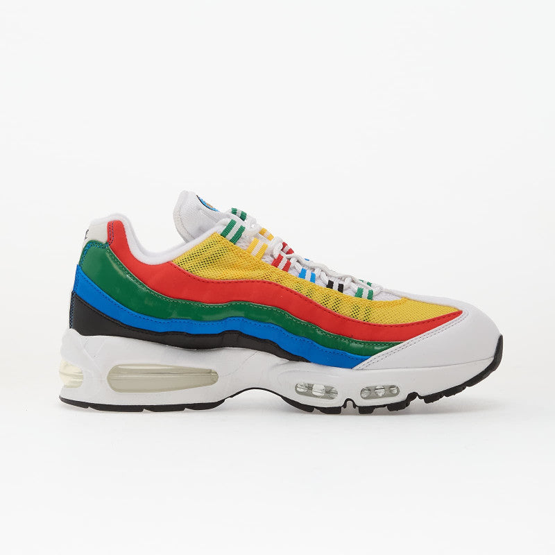 Nike Air Max 95 Big Bubble Prm White/ Metallic Gold-Chile Red-Photo Blue
