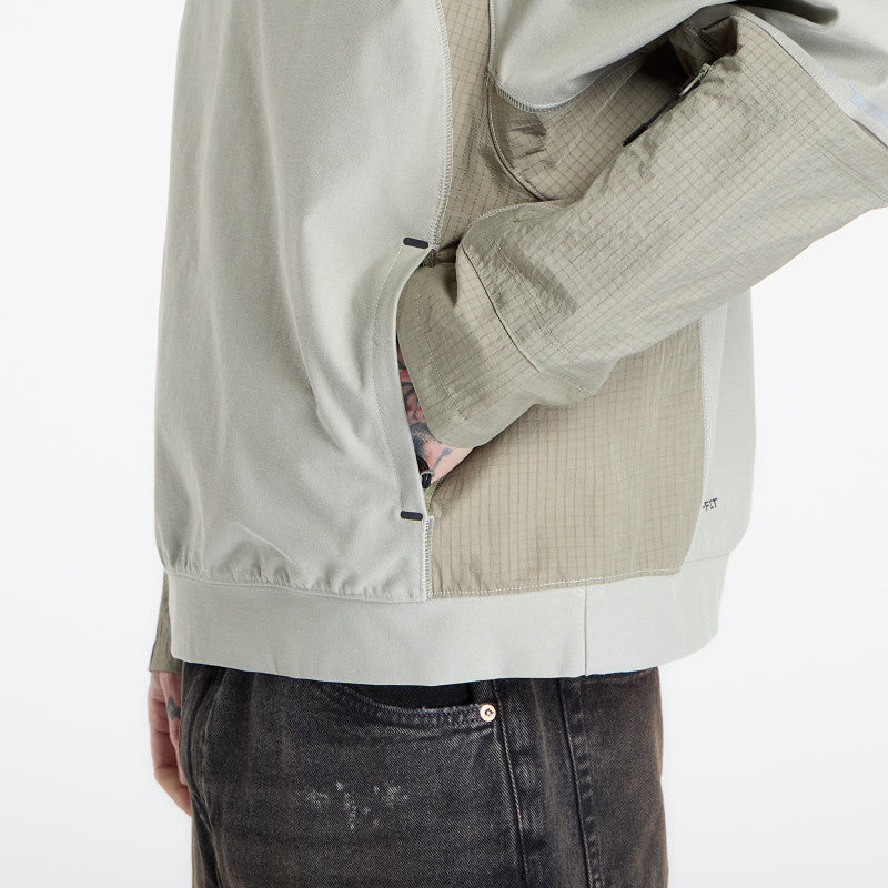 Nike Tech Men's Dri-FIT Shori Knit Utility Hoodie Spruce Fog/ Silver Sage/ Black