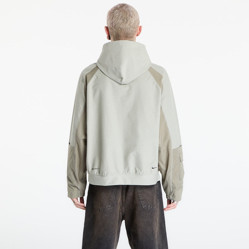 Nike Tech Men's Dri-FIT Shori Knit Utility Hoodie Spruce Fog/ Silver Sage/ Black