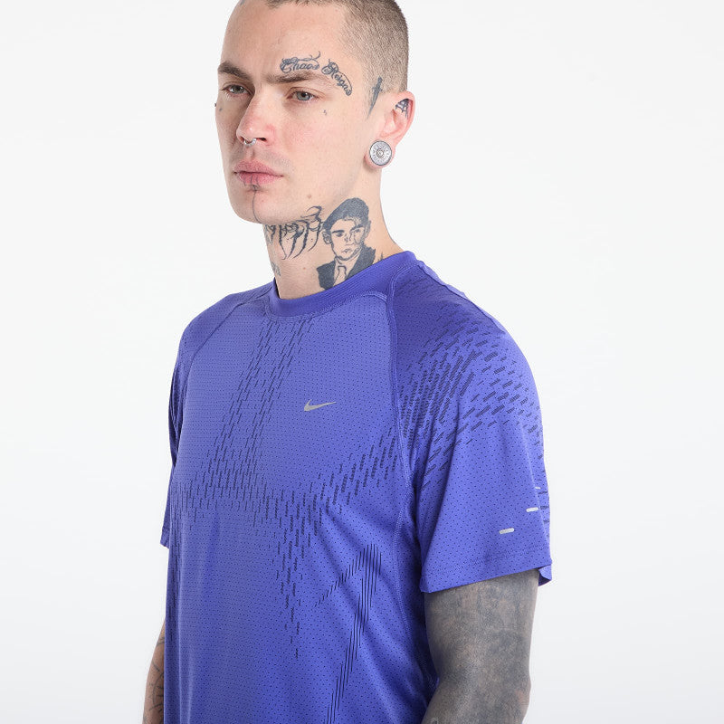 Nike Stride Plus Men's Dri-FIT ADV Short-Sleeve Running Top Lapis/ Deep Royal Blue/ Reflective Silv
