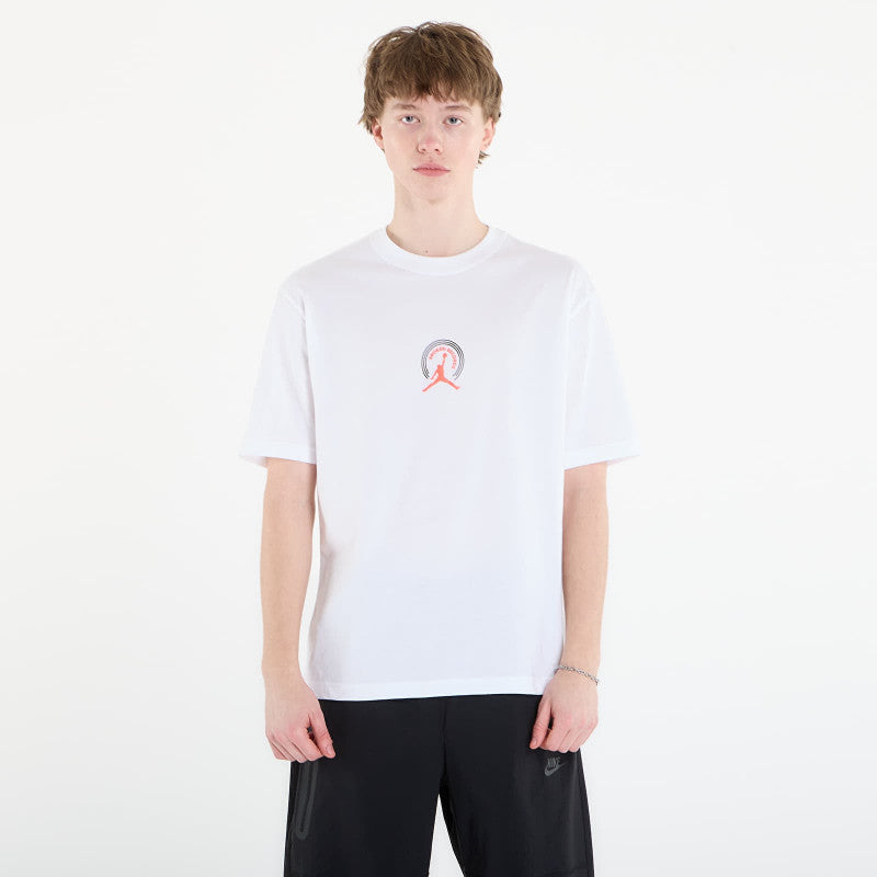 Jordan Men's Graphic T-Shirt White/ Infrared 23