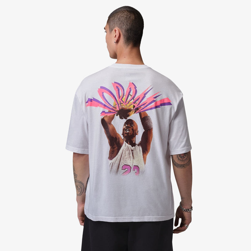 Jordan Flight Men's T-Shirt White/ Black