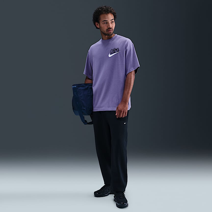 Nike Solo Swoosh Men's T-Shirt Dusty Amethyst