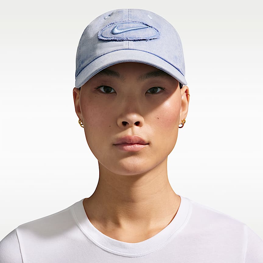 Nike Club Unstructured Denim Patch Cap Work Blue/ Work Blue