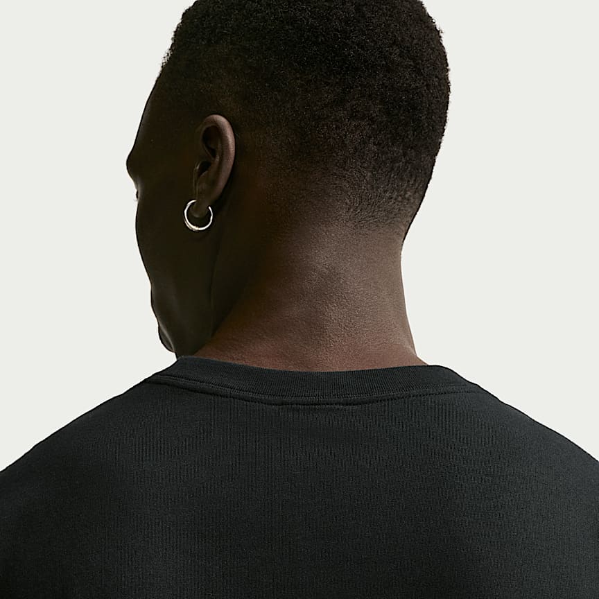 Nike Life Men's Short-Sleeve Boxy Knit Top Black