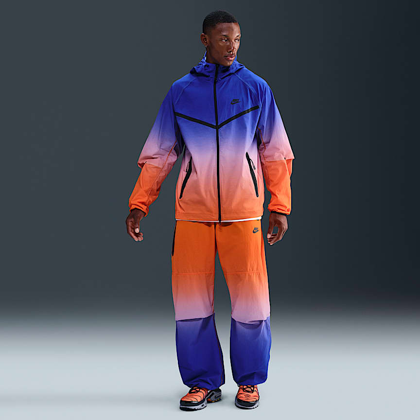 Nike Tech Men's Woven Pants Game Royal/ Safety Orange