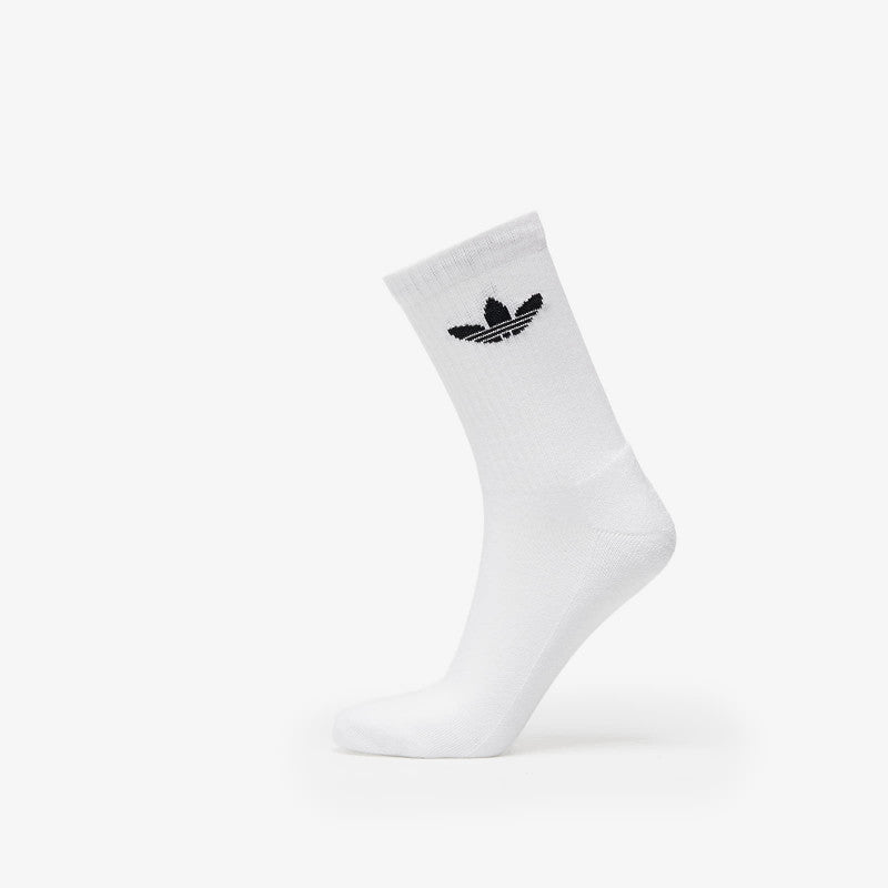 adidas Trefoil Cushion Crew Sock 6-Pack Black/ White/ Medium Grey Heather