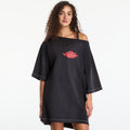 Sukienka Nike Jordan Flight T-Shirt Dress Black/ University Red/ Iron Grey
