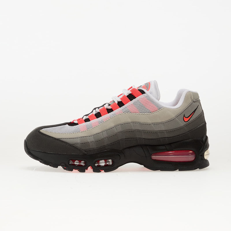 Nike Air Max 95 Big Bubble Black/ Solar Red-Medium Ash-Dk Pewter