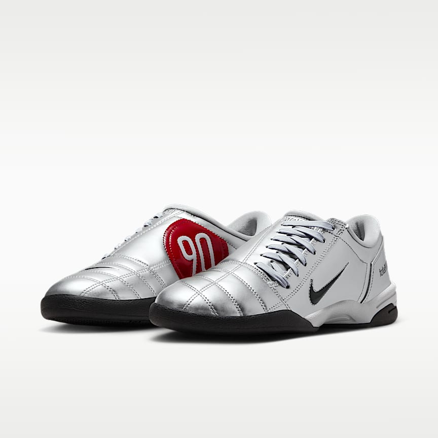 Nike Wmns T90 Metallic Silver/ Black-University Red