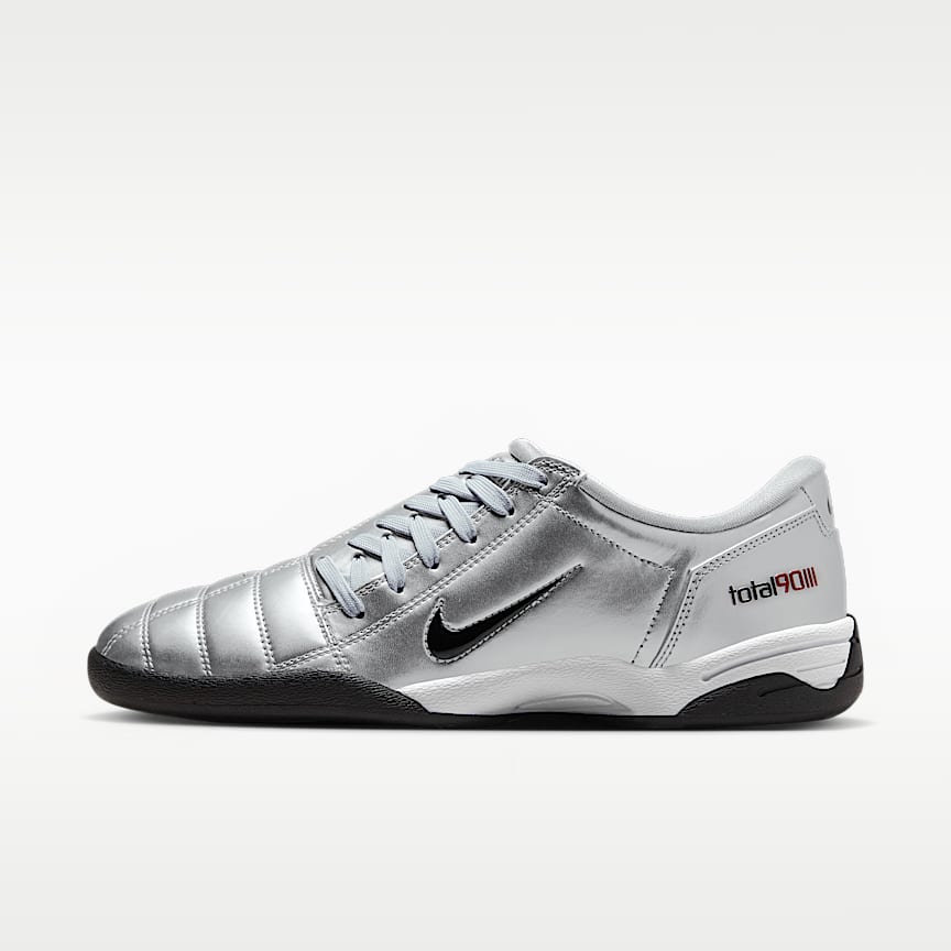 Nike Wmns T90 Metallic Silver/ Black-University Red